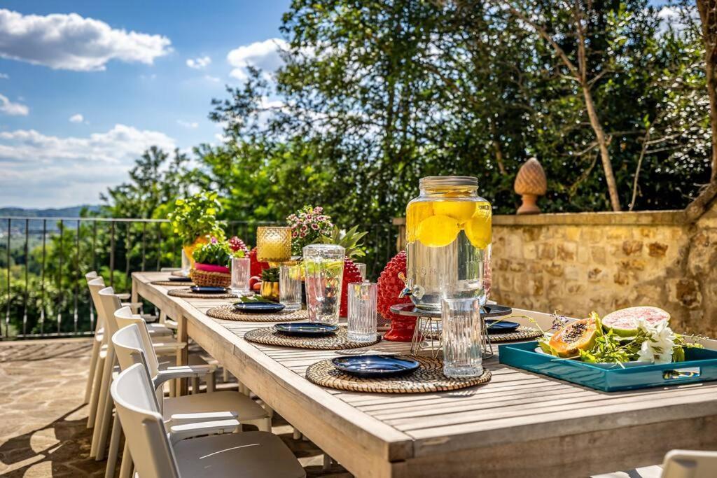 Luxury Villa Tolomei Gucci With Spa San Jacopo al Girone Eksteriør bilde