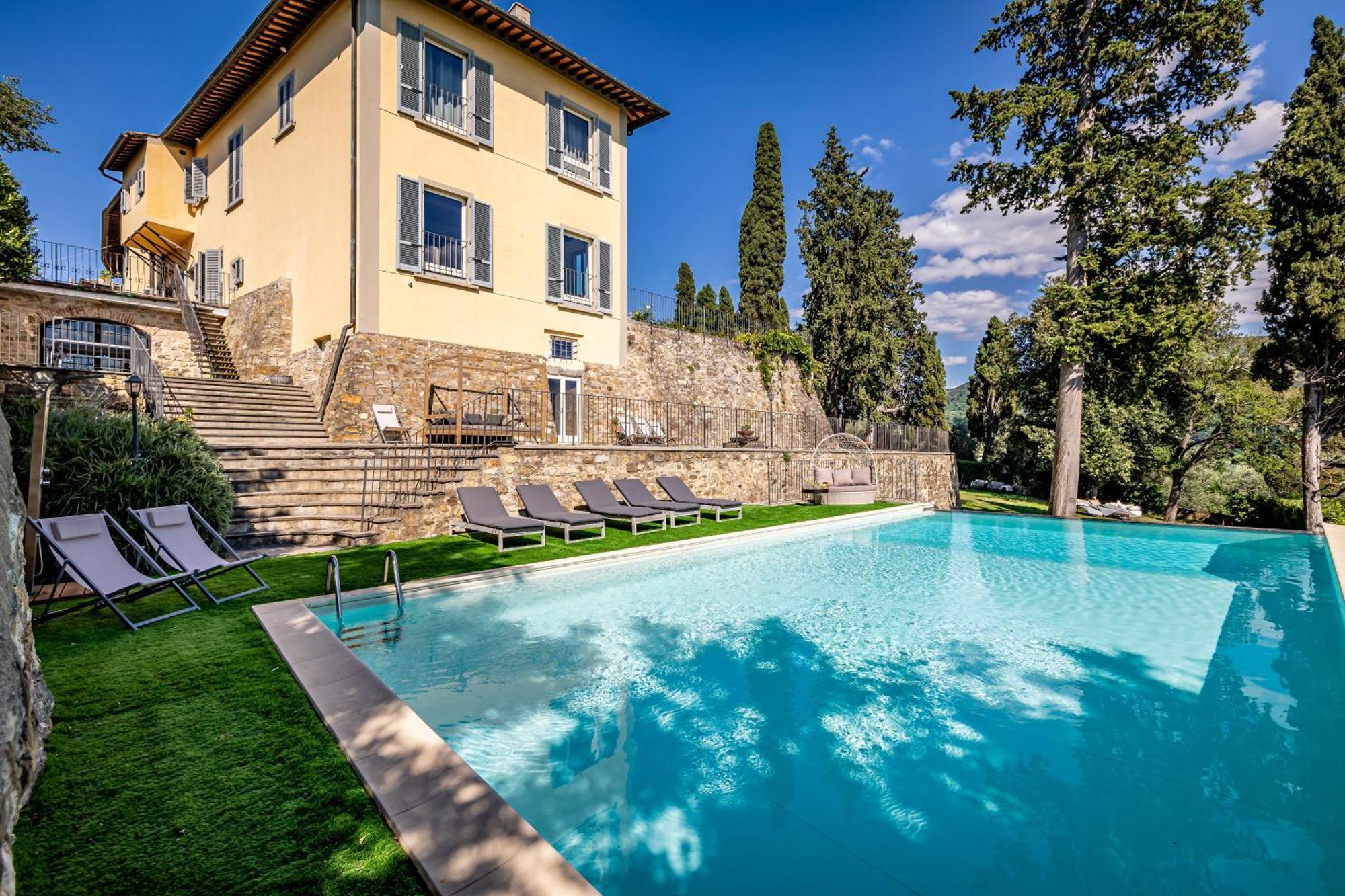 Luxury Villa Tolomei Gucci With Spa San Jacopo al Girone Eksteriør bilde