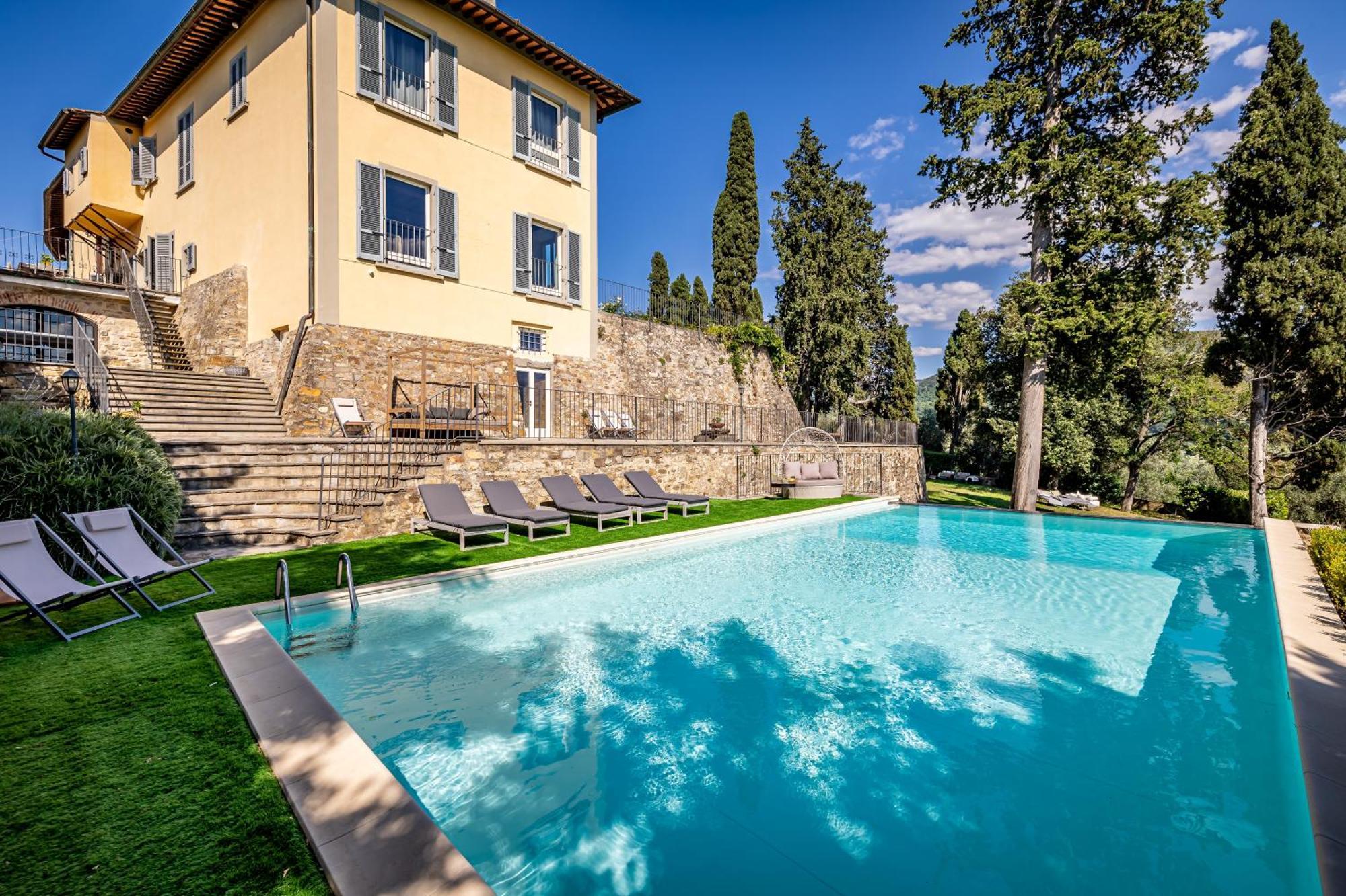 Luxury Villa Tolomei Gucci With Spa San Jacopo al Girone Eksteriør bilde