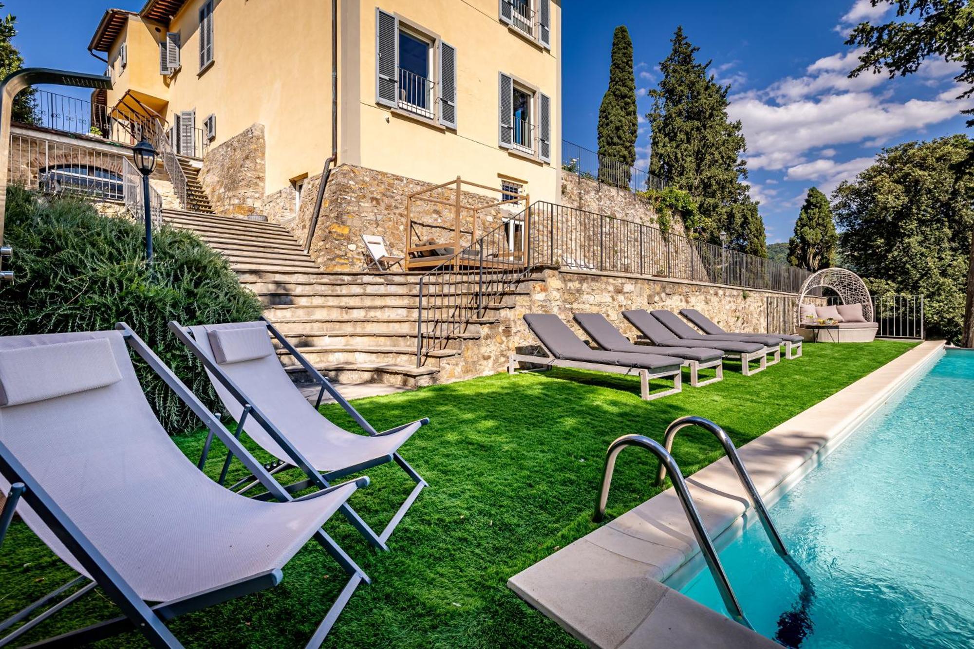 Luxury Villa Tolomei Gucci With Spa San Jacopo al Girone Eksteriør bilde