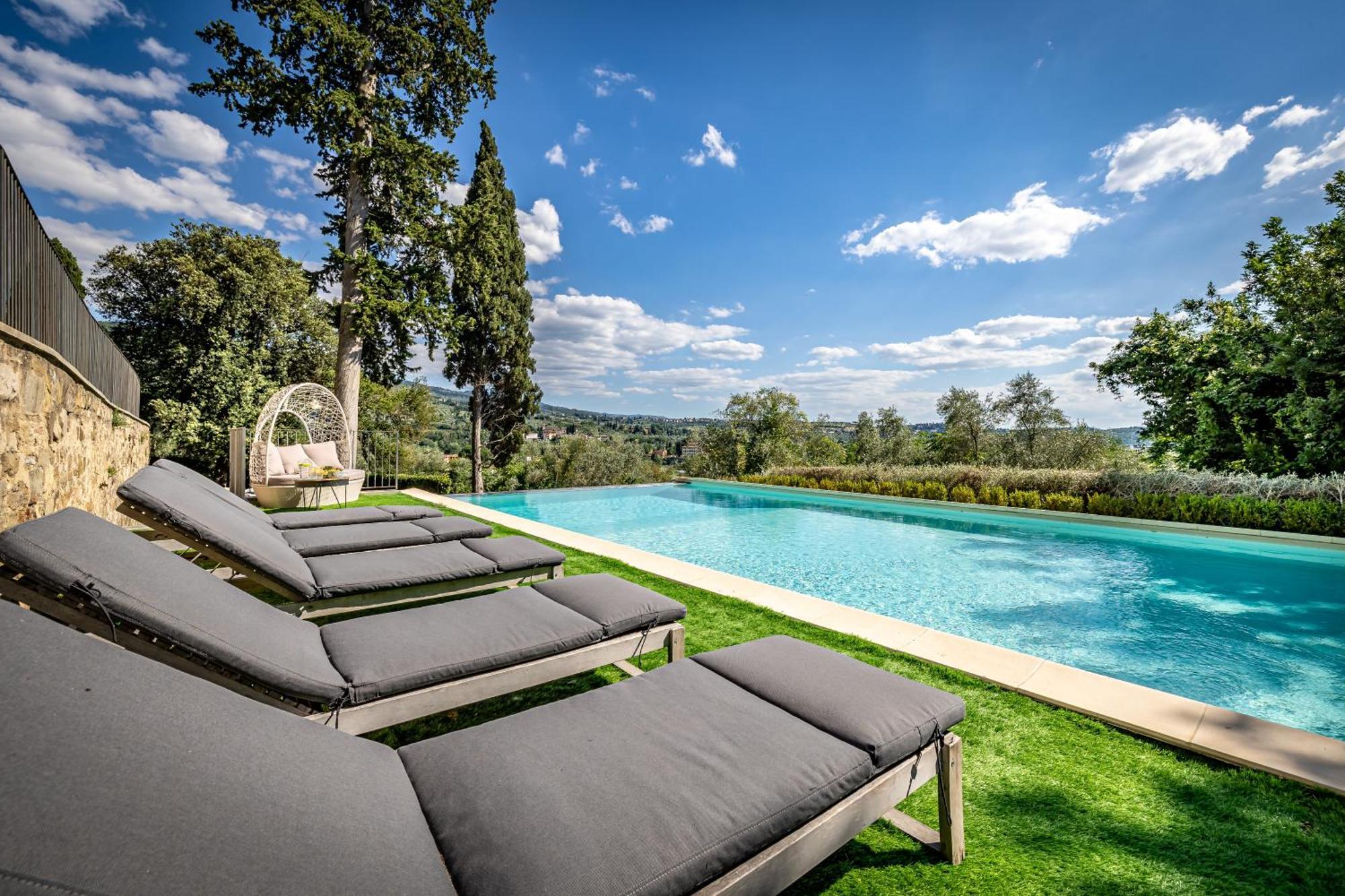 Luxury Villa Tolomei Gucci With Spa San Jacopo al Girone Eksteriør bilde