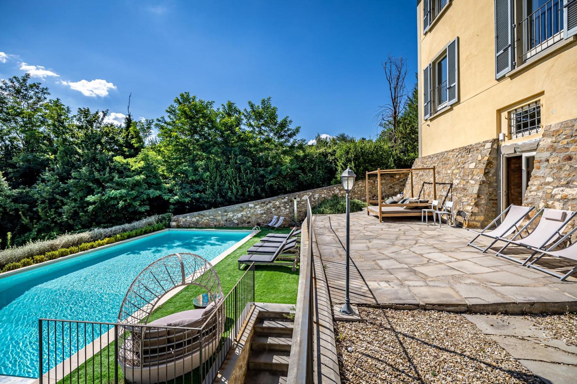 Luxury Villa Tolomei Gucci With Spa San Jacopo al Girone Eksteriør bilde