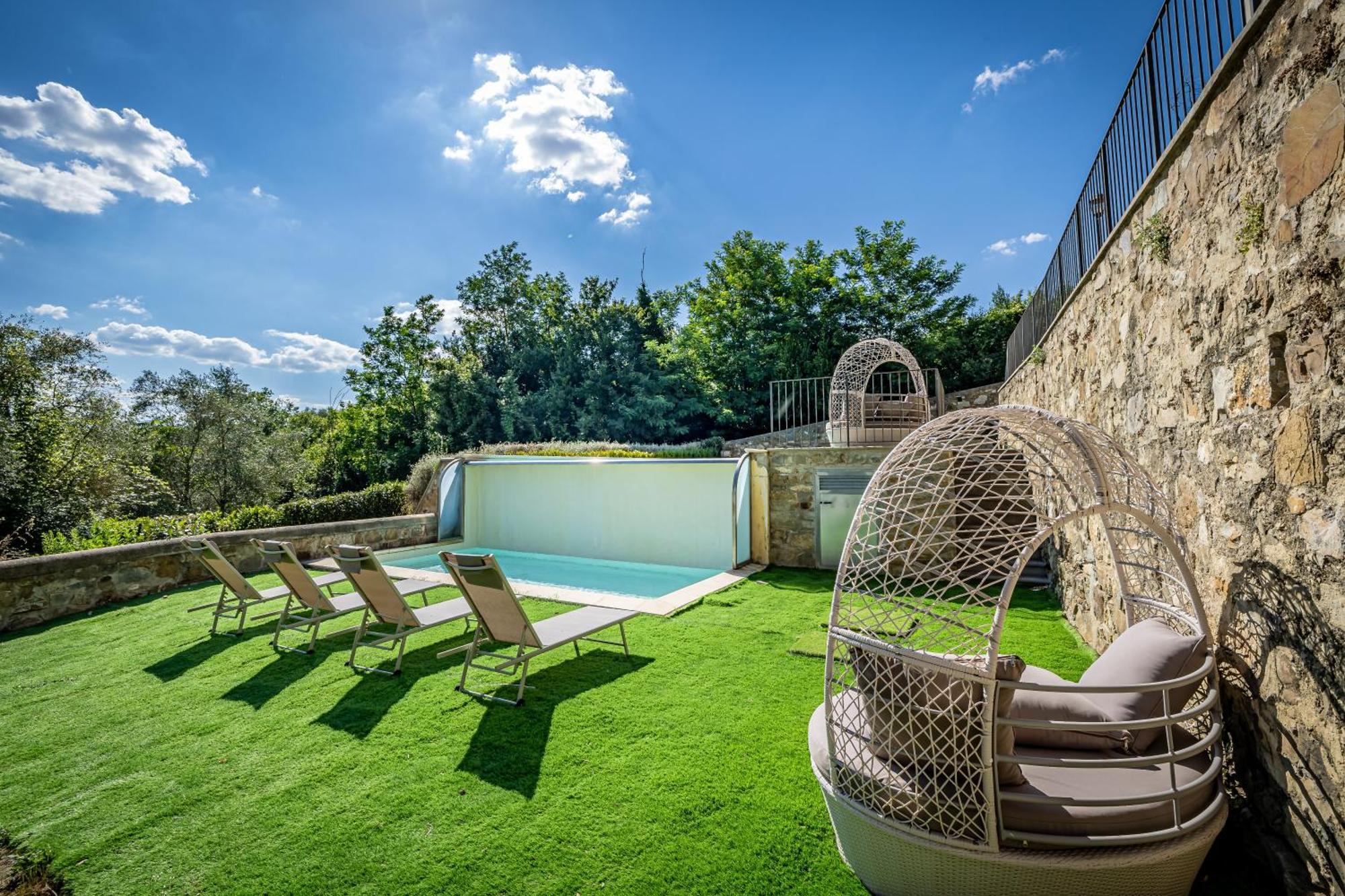 Luxury Villa Tolomei Gucci With Spa San Jacopo al Girone Eksteriør bilde