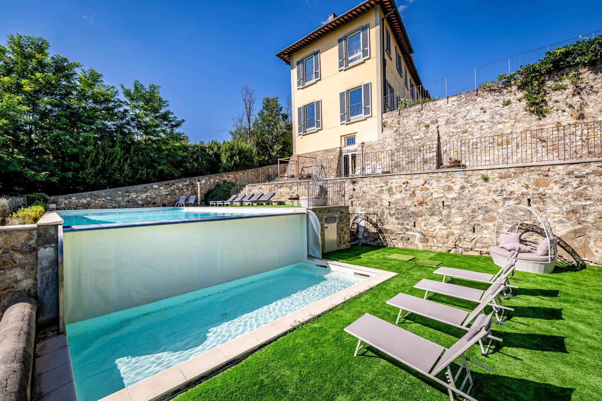 Luxury Villa Tolomei Gucci With Spa San Jacopo al Girone Eksteriør bilde