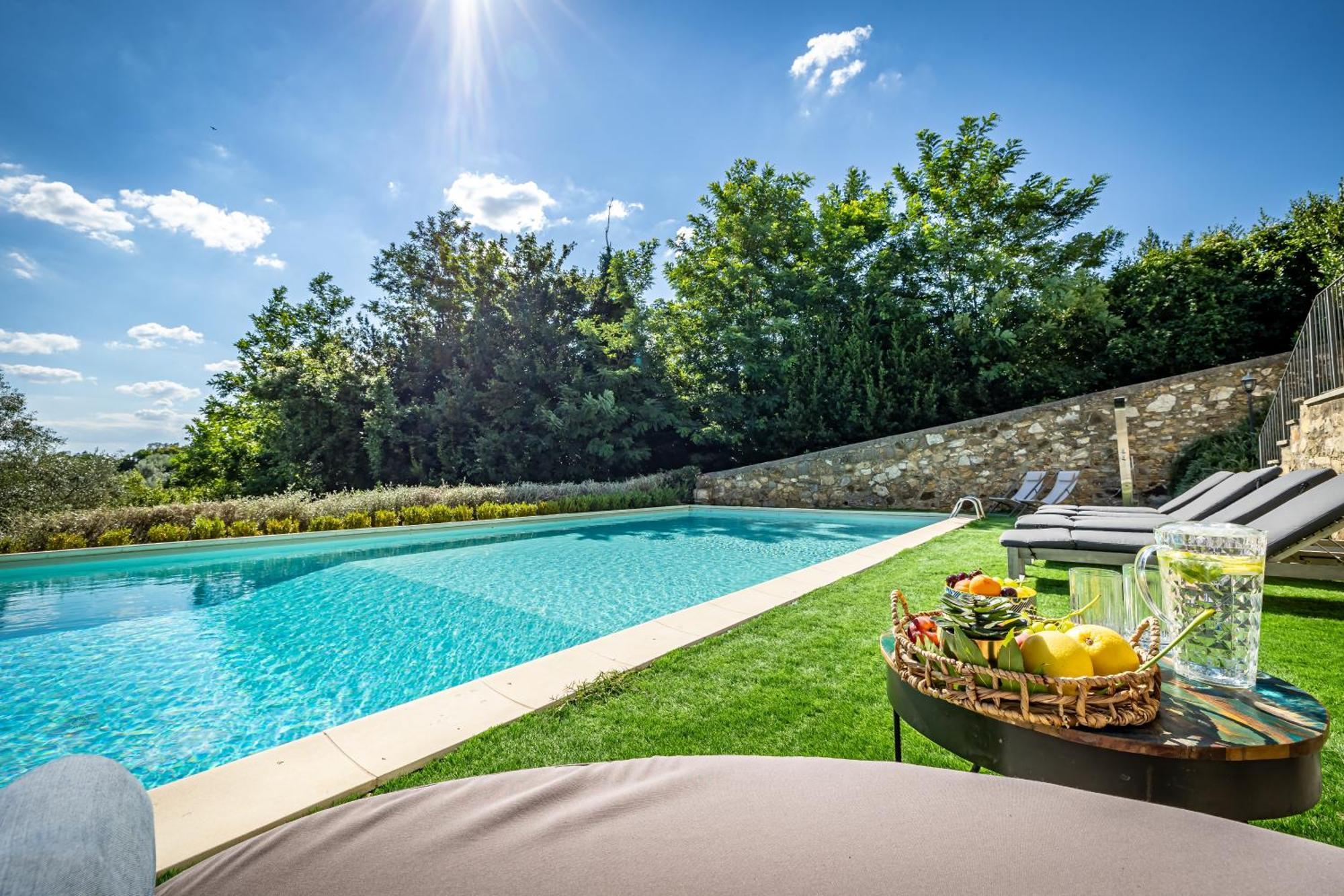Luxury Villa Tolomei Gucci With Spa San Jacopo al Girone Eksteriør bilde