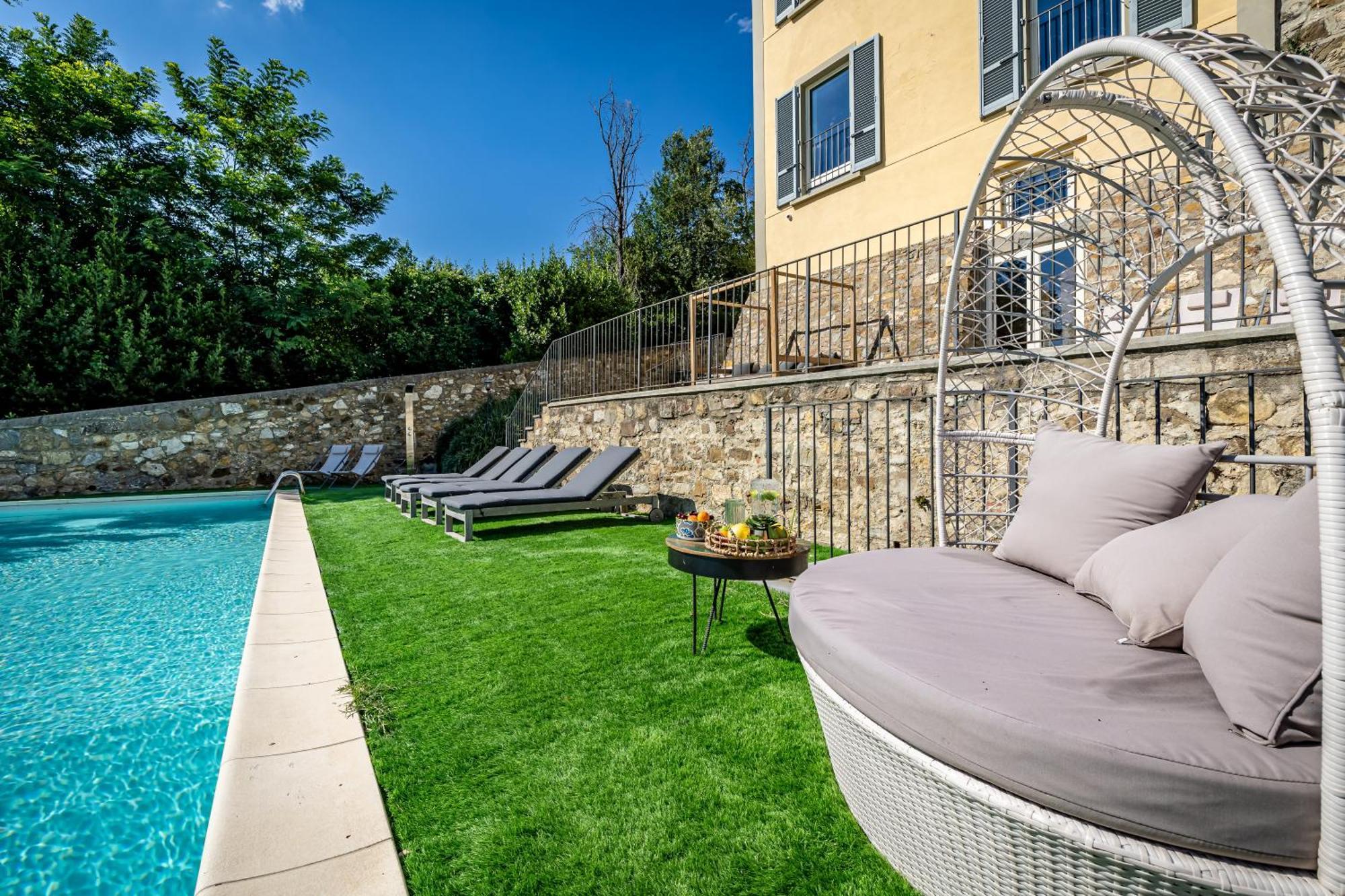 Luxury Villa Tolomei Gucci With Spa San Jacopo al Girone Eksteriør bilde