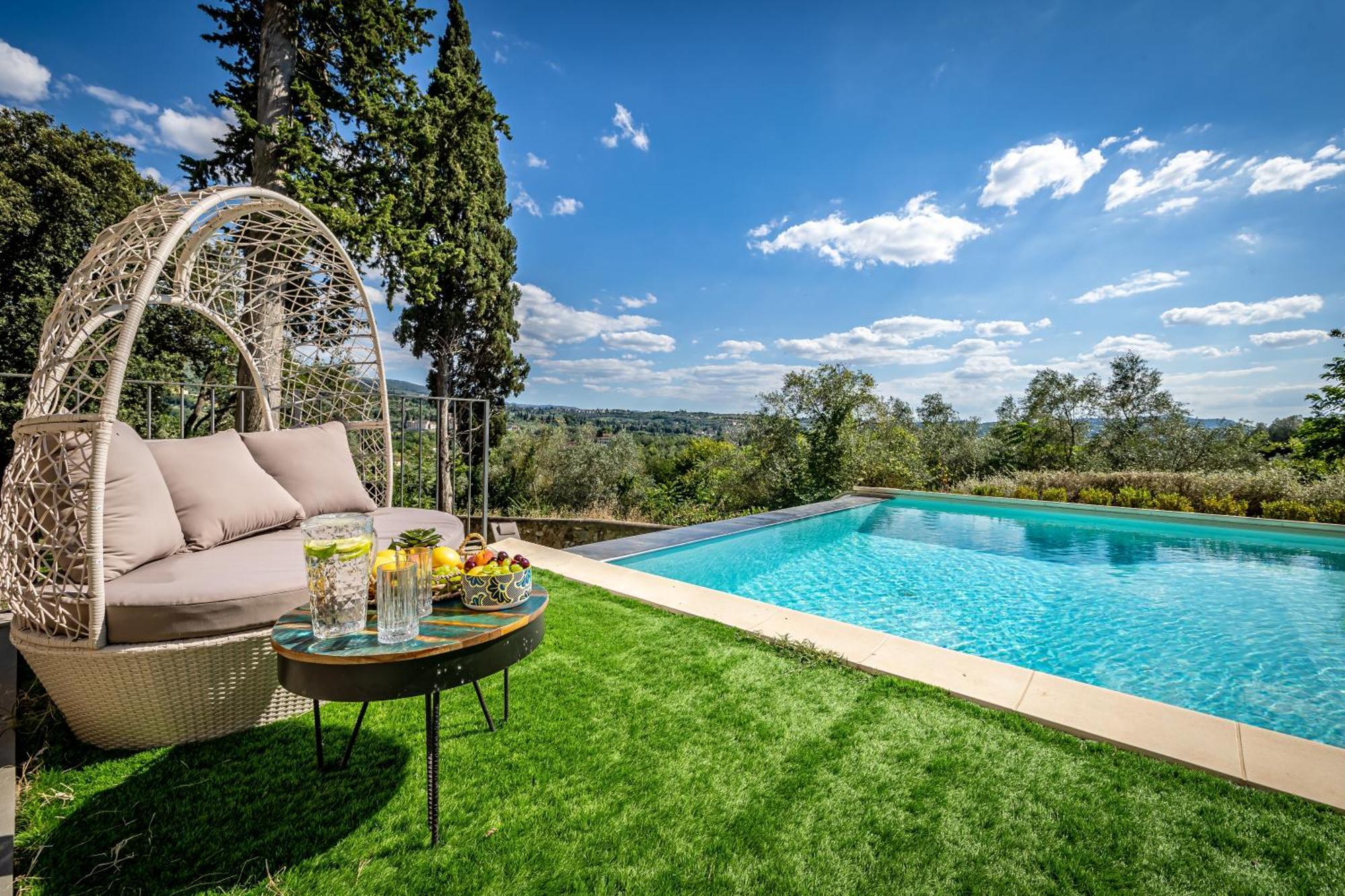 Luxury Villa Tolomei Gucci With Spa San Jacopo al Girone Eksteriør bilde
