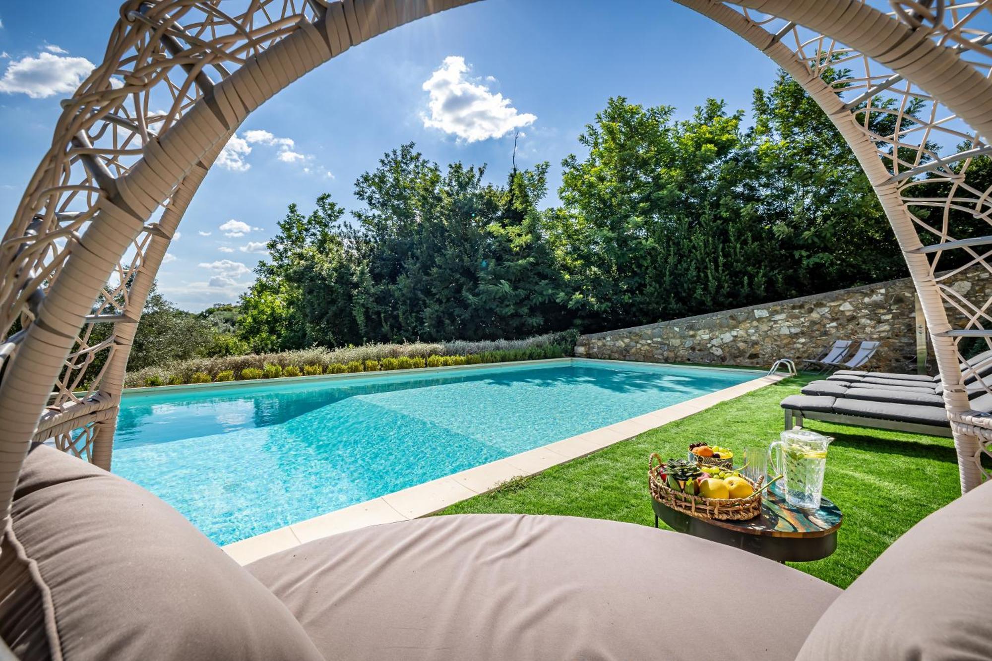 Luxury Villa Tolomei Gucci With Spa San Jacopo al Girone Eksteriør bilde